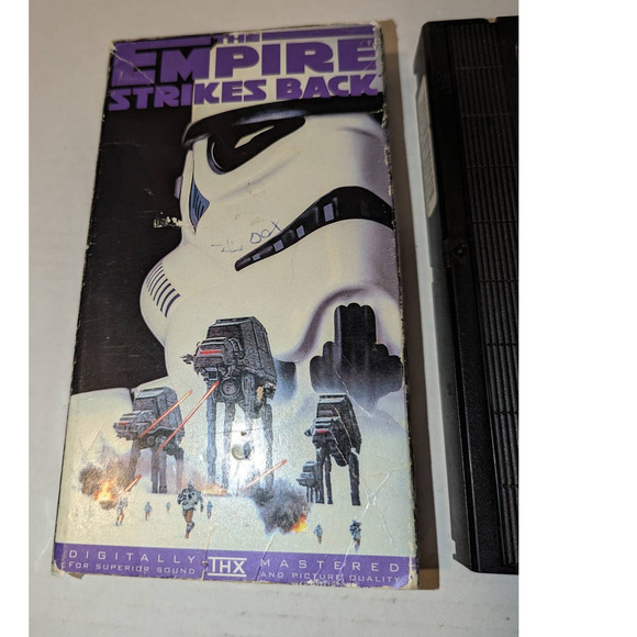 Lot of 3 Vintage 1990's Star Wars VHS Empire Strikes Back Phantom Menace Jedi - Picture 5 of 11